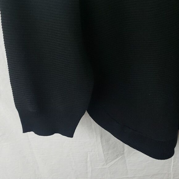 Cyrus Women's 1X Purple White & Black Colorblock Sweater - Picture 3 of 7